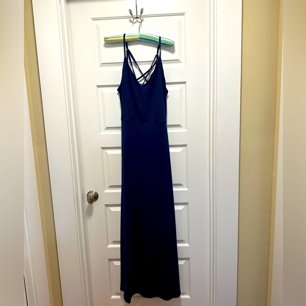 Market & Spruce Maxi Dress in Navy. Size Medium